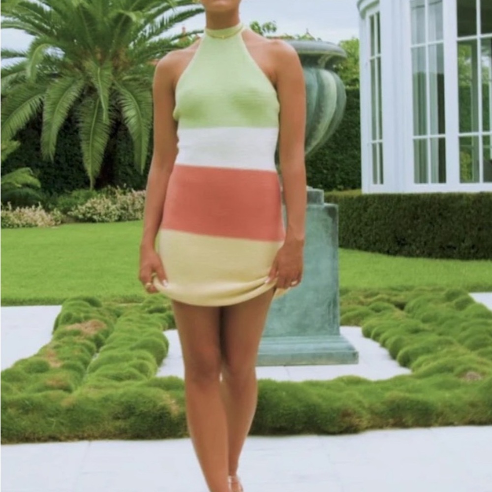 Sabo Skirt Knit Halter Dress